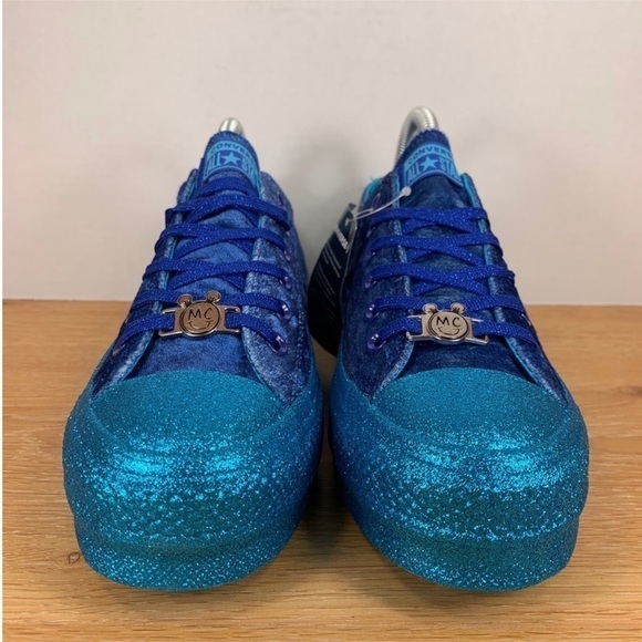 Converse CTAS Platform Miley Cyrus Velvet Glitter Sneaker Size 6.5 Women - Picture 3 of 8